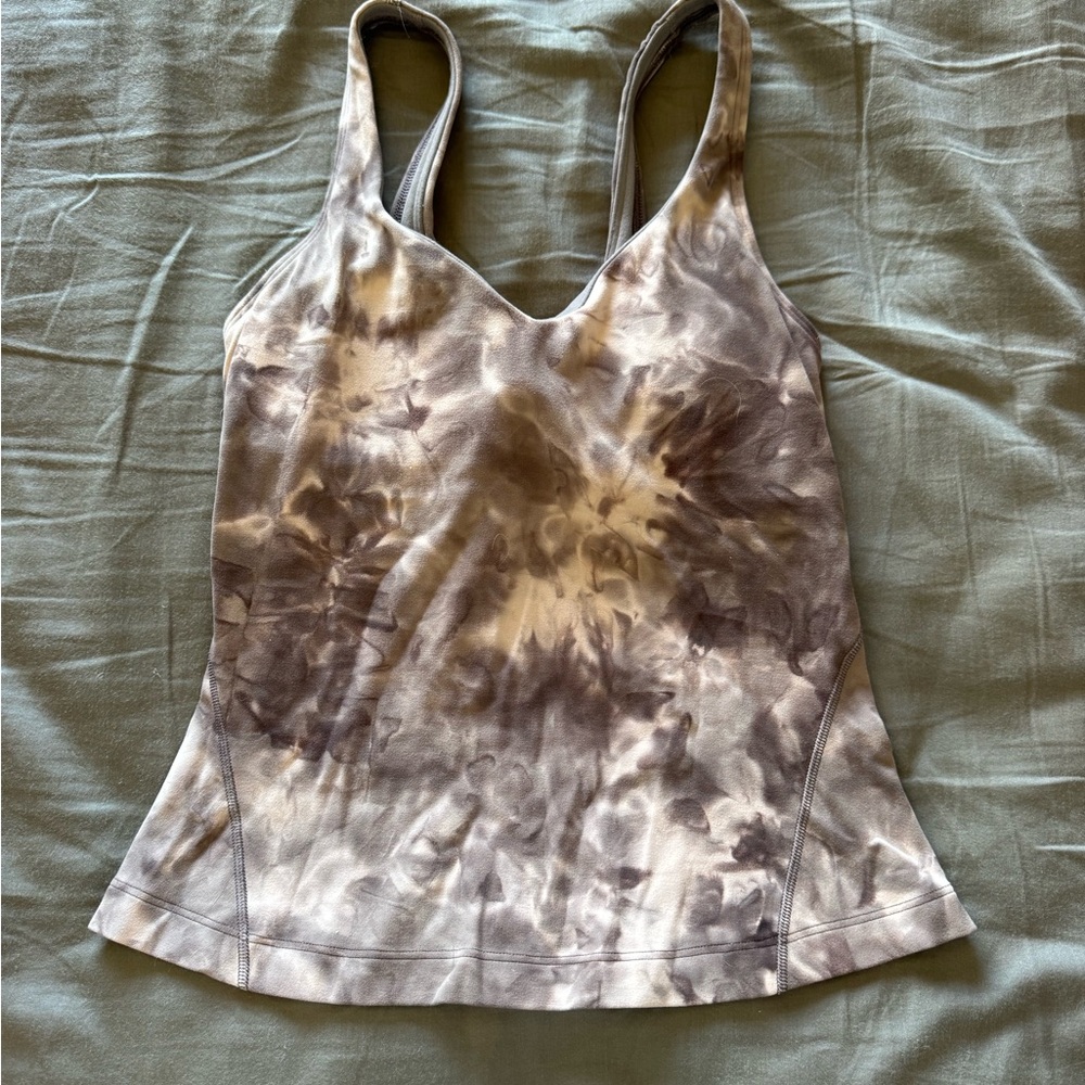 lululemon athletica Tie-Dye Tank Top - Light Pink and Grey Purple